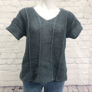 Vivienne Tam short sleeve sweater blue M